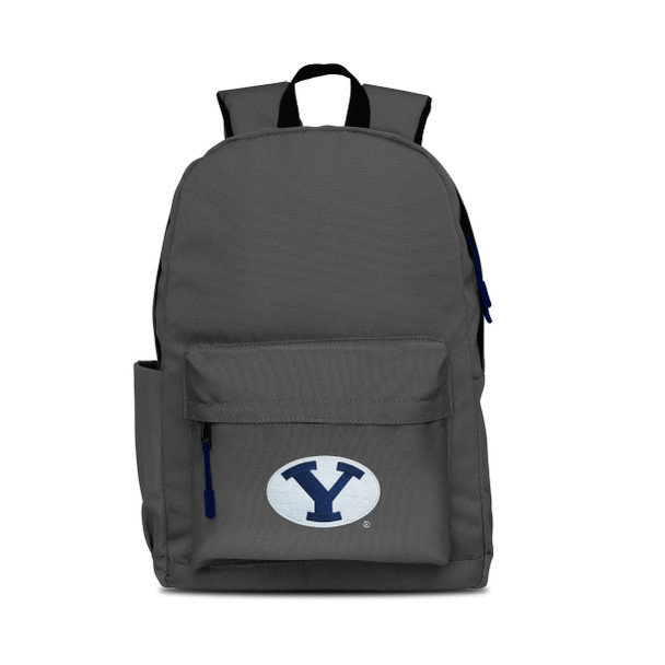 BYU Cougars Campus Laptop Backpack - Gray