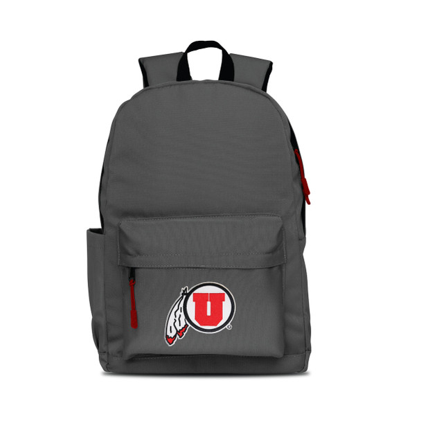 Utah Utes Campus Laptop Backpack - Gray