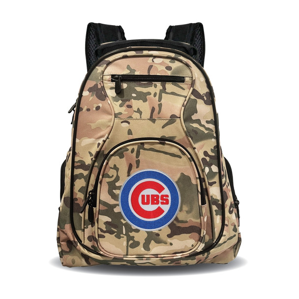 Chicago Cubs 19" Premium Laptop Backpack Camo