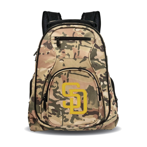 San Diego Padres 19" Premium Laptop Backpack Camo