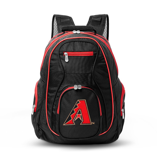 Arizona Diamondbacks 19" Premium Laptop Backpack with Colored Trim