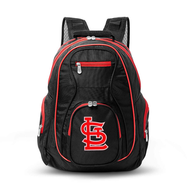 St. Louis Cardinals 19" Premium Laptop Backpack with Colored Trim