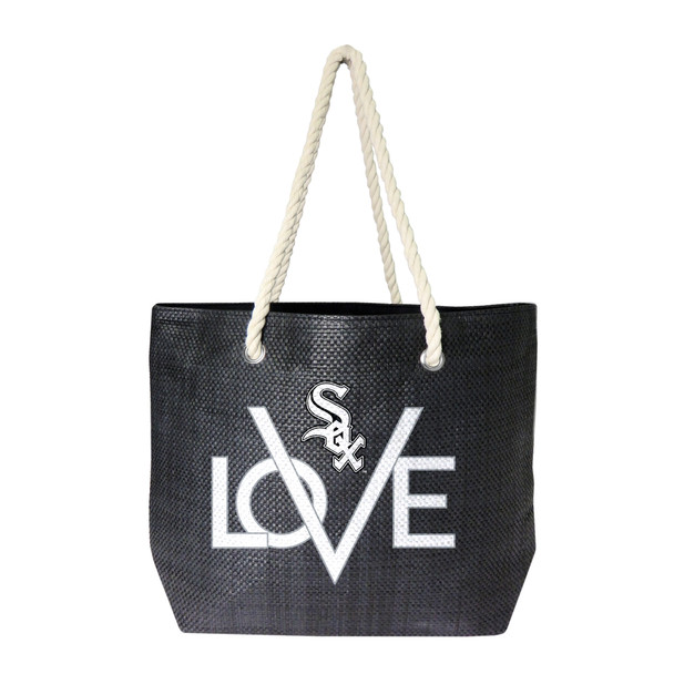 Chicago White Sox Love Tote Bag MLB Fan Tote Travel Shopping Bag