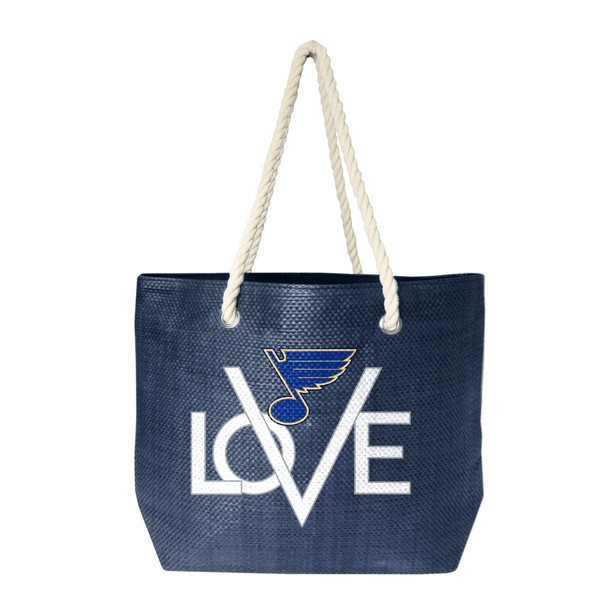 St. Louis Blues Love Tote Bag NHL Fan Tote Travel Shopping Bag