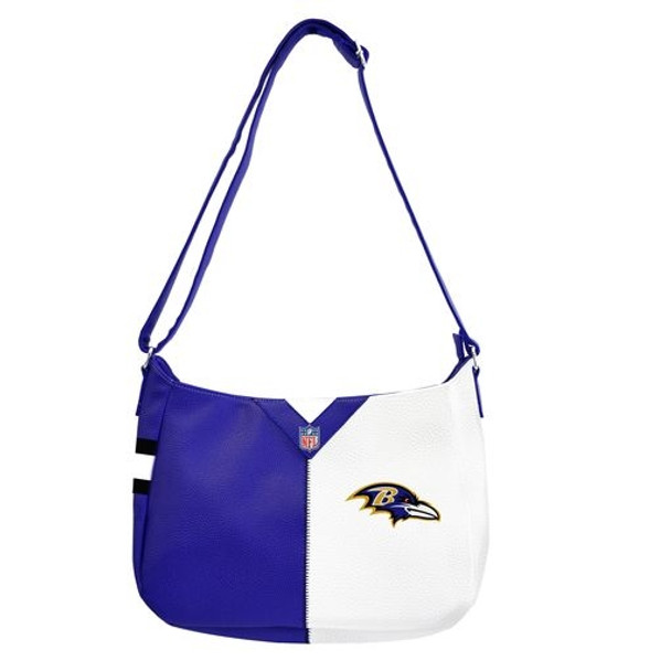 Baltimore Ravens Pebble Split Hobo Bag