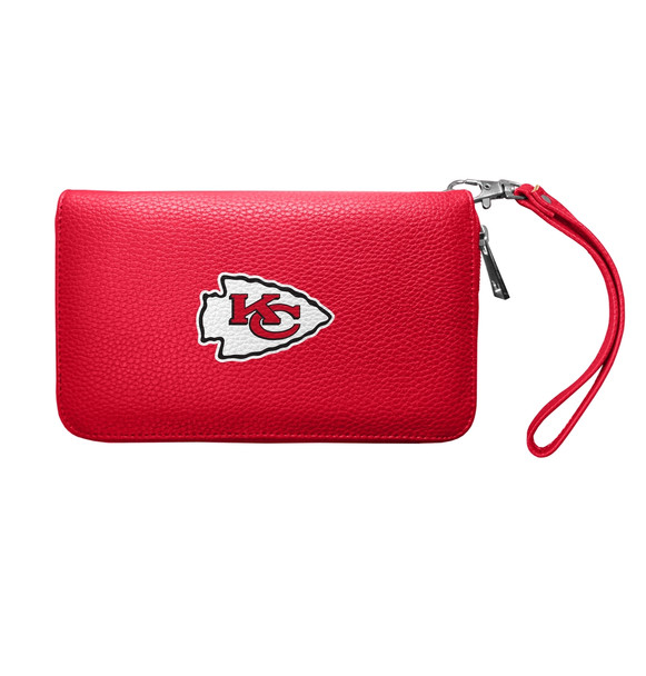 Kansas City Chiefs Pebble Organizer Zip Wallet