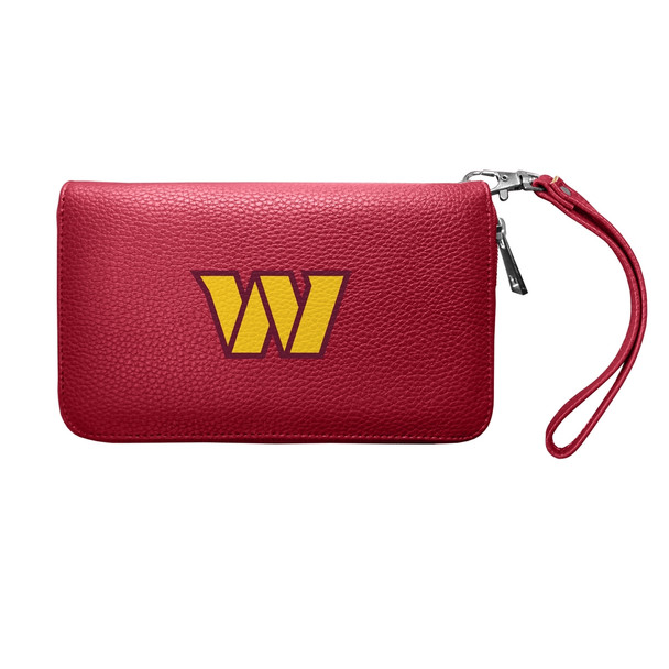 Washington Commanders Pebble Organizer Zip Wallet