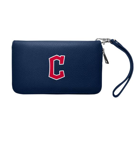 Cleveland Guardians Pebble Organizer Zip Wallet
