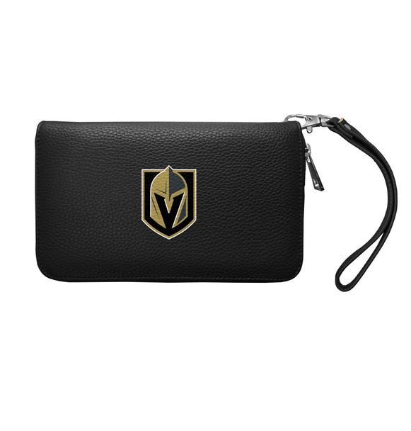 Vegas Golden Knights Pebble Organizer Zip Wallet
