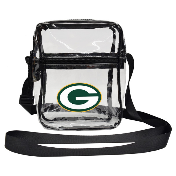 Green Bay Packers Clear Sideline Purse Stadium Approved NFL Bag Fan Gear