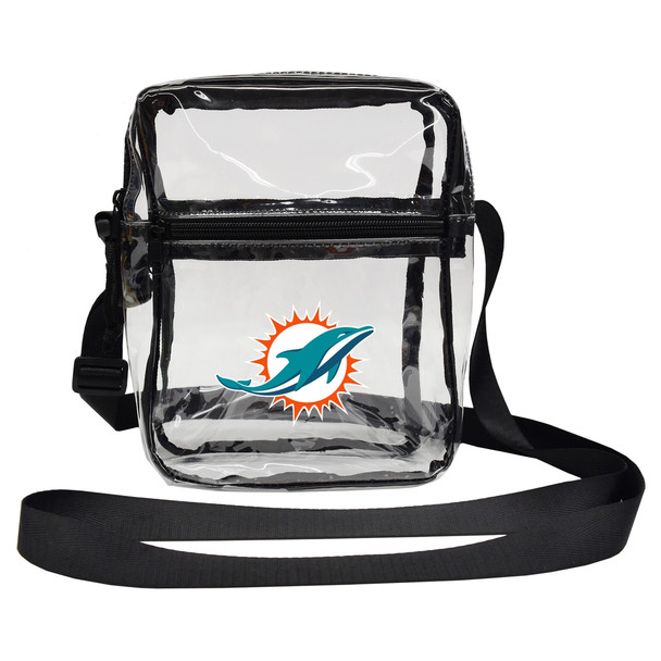 Miami Dolphins Clear Sideline Purse Stadium Approved NFL Bag Fan Gear