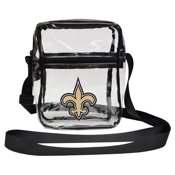 New Orleans Saints Clear Sideline Purse Stadium Approved NFL Bag Fan Gear