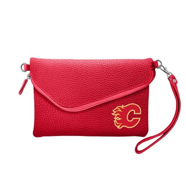 Calgary Flames Pebble Crossbody Purse