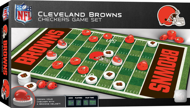 Cleveland Browns Checkers Board Game