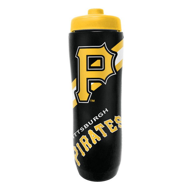 Pittsburgh Pirates Squeezy Water Bottle Sports Drink Bottle Fan Gear