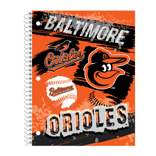 Baltimore Orioles Spiral Notebook MLB School Office Writing Journal