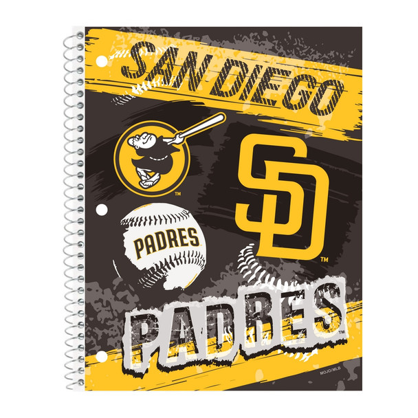 San Diego Padres Spiral Notebook MLB School Office Writing Journal