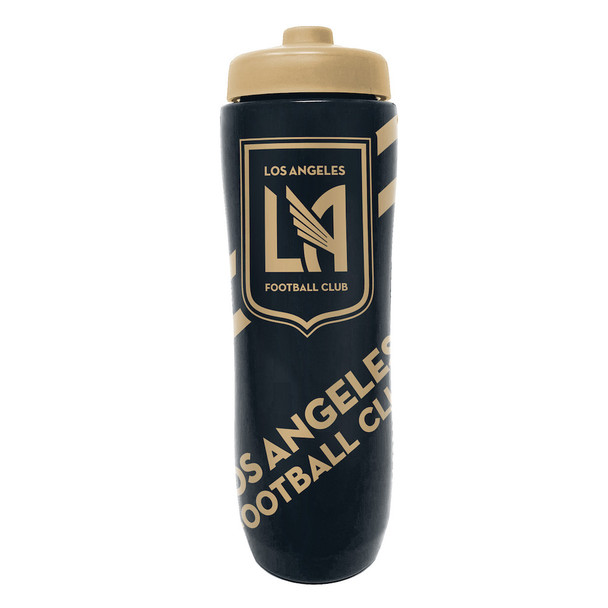 Los Angeles FC Squeezy Water Bottle Sports Drink Bottle Fan Gear