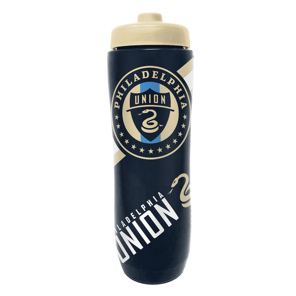 Philadelphia Union Squeezy Water Bottle Sports Drink Bottle Fan Gear
