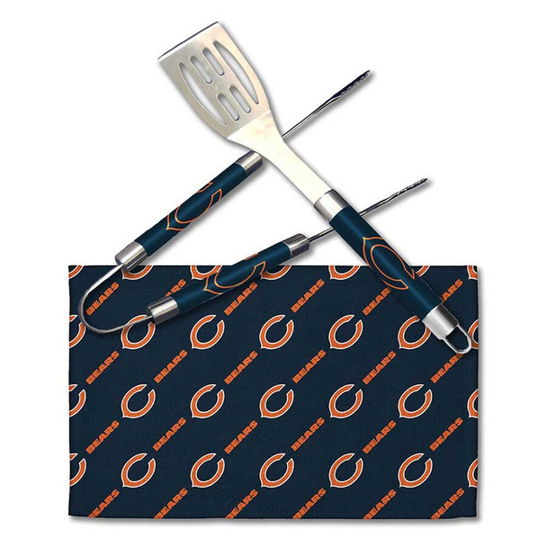 Chicago Bears BBQ Grill Utensil Set