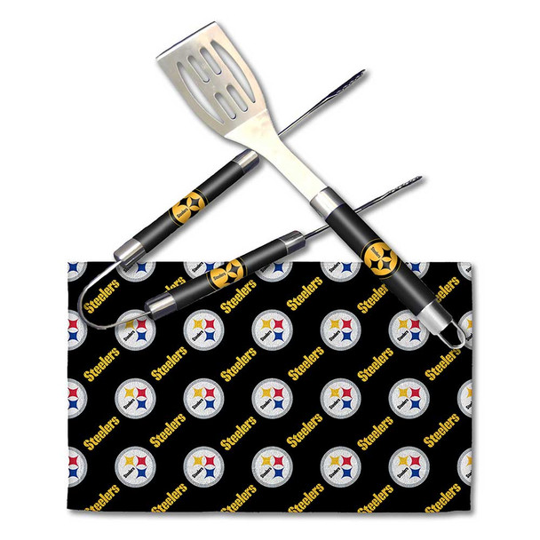 Pittsburgh Steelers BBQ Grill Utensil Set