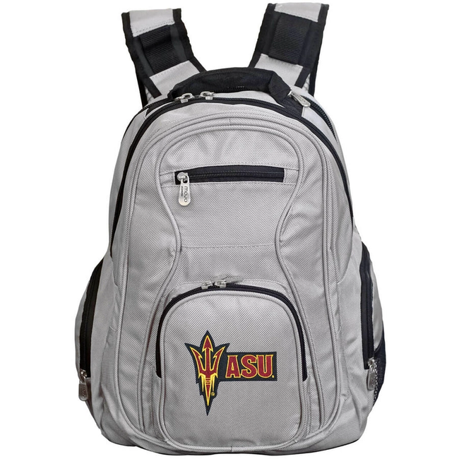 Arizona State Sun Devils 19" Premium Laptop Backpack - Gray