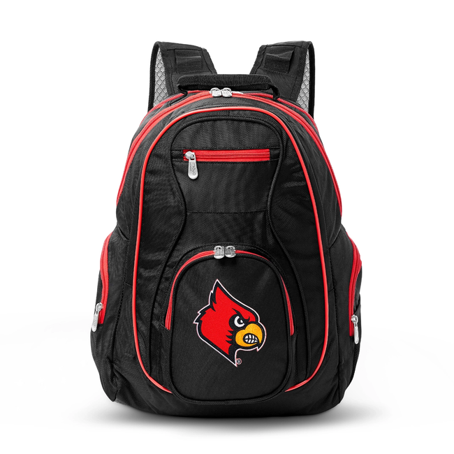 Louisville Cardinals 19" Premium Backpack with Colored Trim