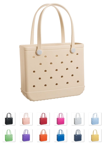 Medium Washable Durable Rubber Beach Tote