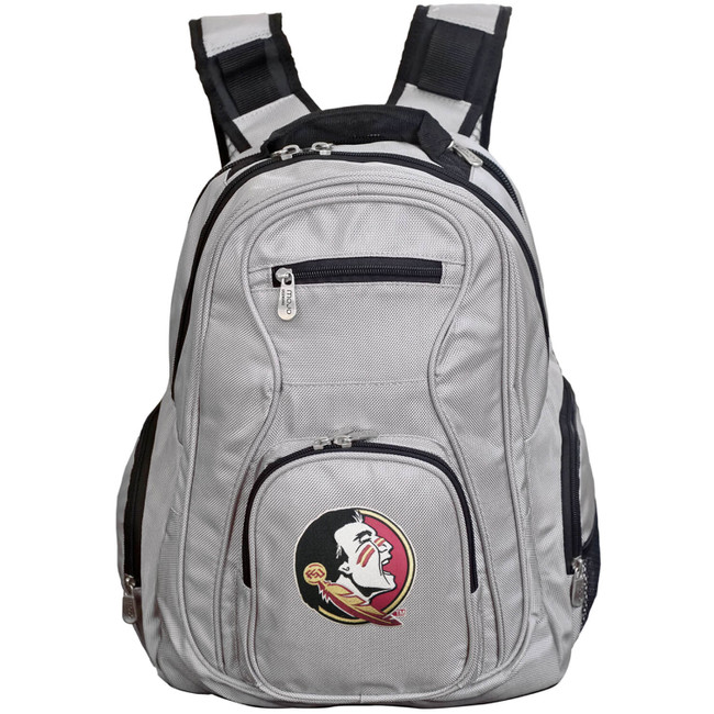 Florida State Seminoles 19" Premium Laptop Backpack - Gray