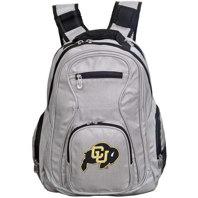 Colorado Buffaloes 19" Premium Laptop Backpack - Gray