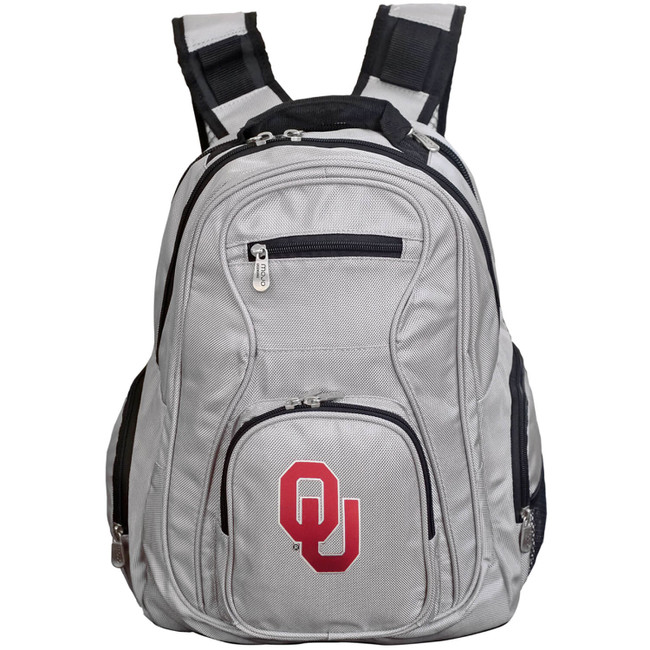 Oklahoma Sooners 19" Premium Laptop Backpack - Gray