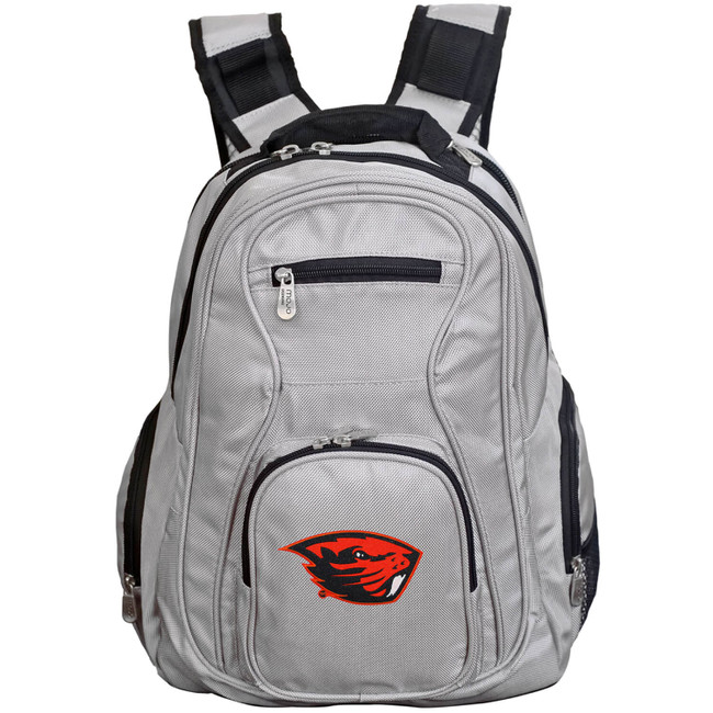 Oregon State Beavers 19" Premium Laptop Backpack - Gray
