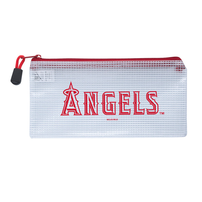 Los Angeles Angels Clear Zippered Pencil Bag