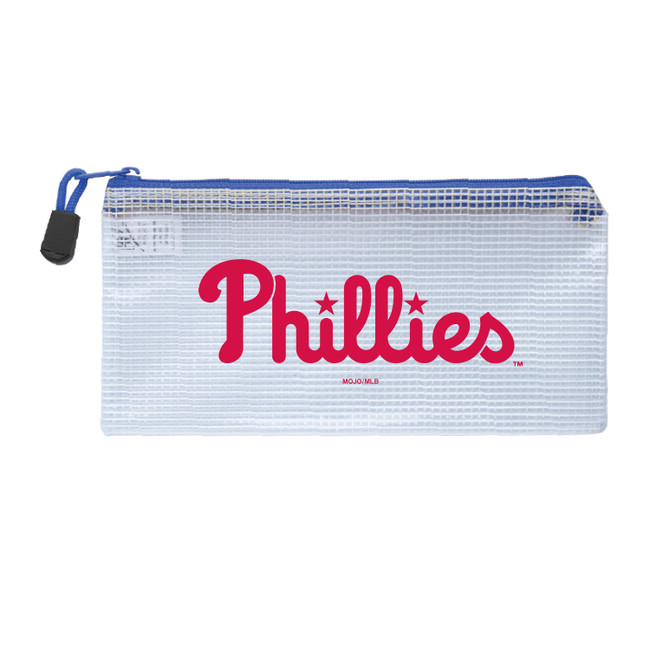Philadelphia Phillies Clear Zippered Pencil Bag