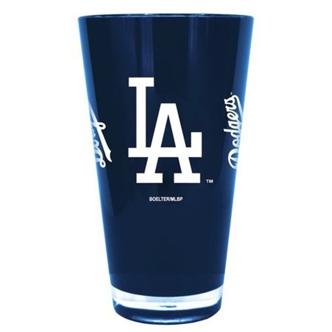 Los Angeles Dodgers 20oz Pint Glass Plastic Insulated