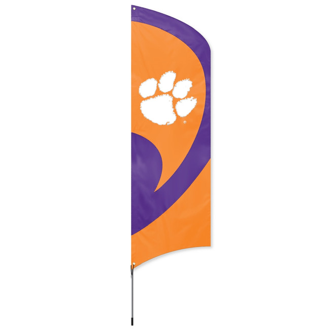 Clemson Tigers Tall Team Flag Kit