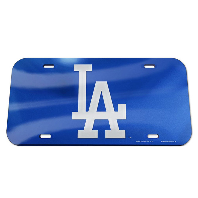Los Angeles Dodgers Specialty Acrylic License Plate LA