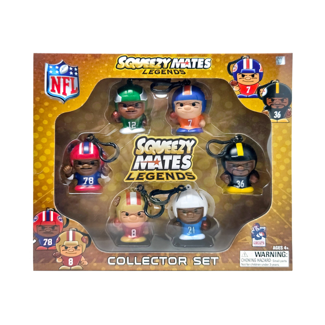 NFL Squeezymates Legends 6-Figure Set 2026
