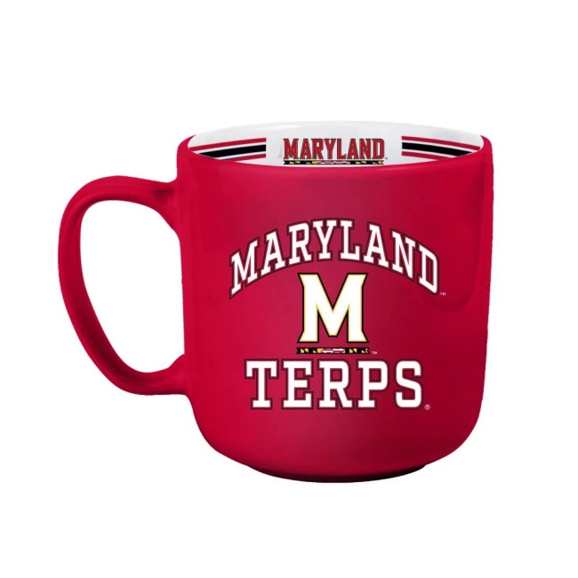 Maryland Terrapins NCAA Stripe Mug 15oz Ð Perfect for Coffee & Game Day