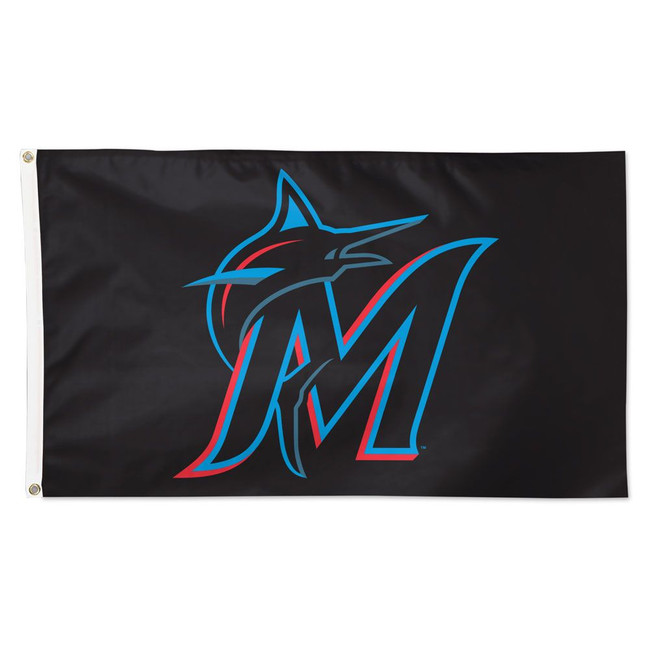 Miami Marlins 3x5 Team Flag