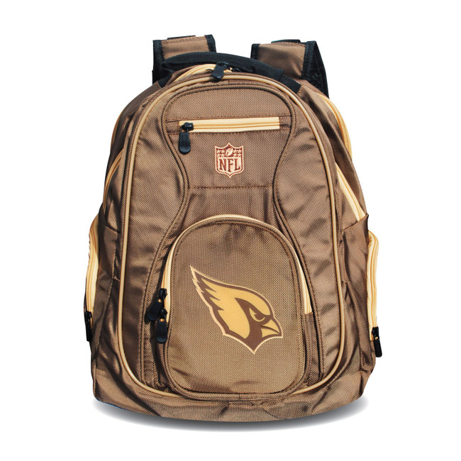 Arizona Cardinals 19" Premium Laptop Backpack - Desert Sand