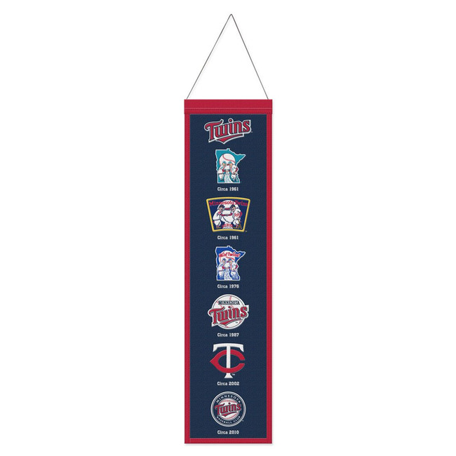 Minnesota Twins Banner Wool 8x32 Heritage Evolution Design