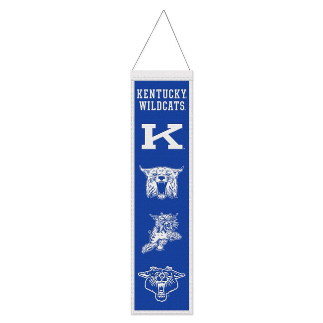 Kentucky Wildcats Banner Wool 8x32 Heritage Evolution Design
