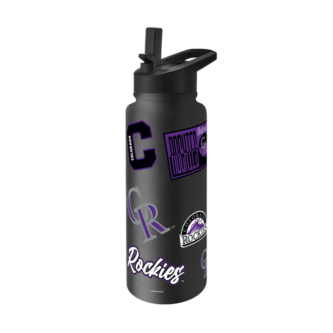 Colorado Rockies Quencher Bottle 34oz Stainless Steel Dreamweave