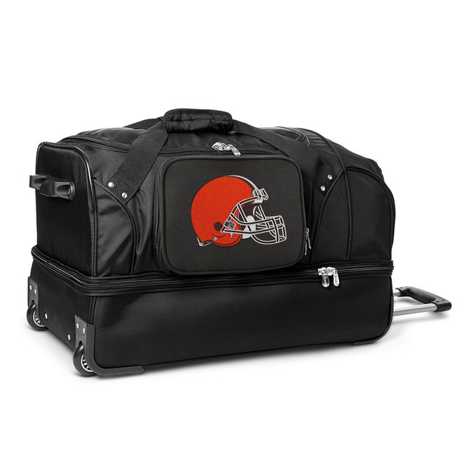 Cleveland Browns 27" Drop Bottom Wheeled Duffel