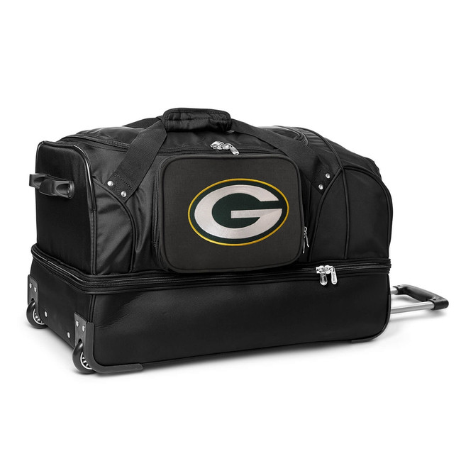 Green Bay Packers 27" Drop Bottom Wheeled Duffel