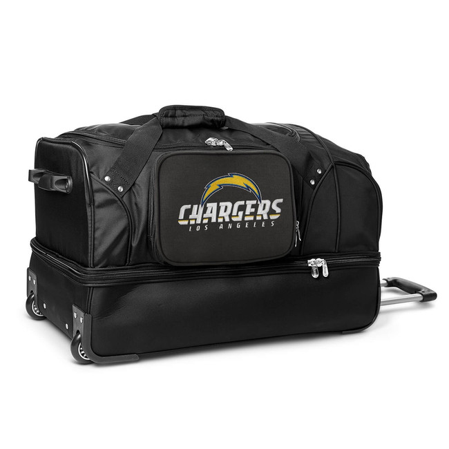 Los Angeles Chargers 27" Drop Bottom Wheeled Duffel