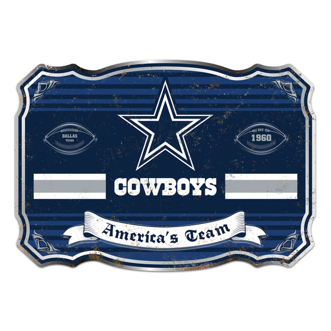 Dallas Cowboys Giant Metal Sign