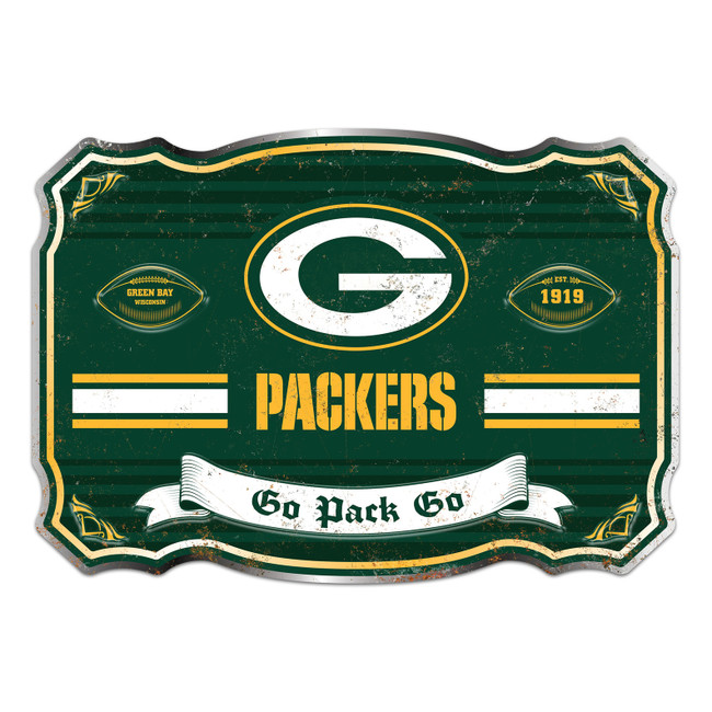 Green Bay Packers Giant Metal Sign