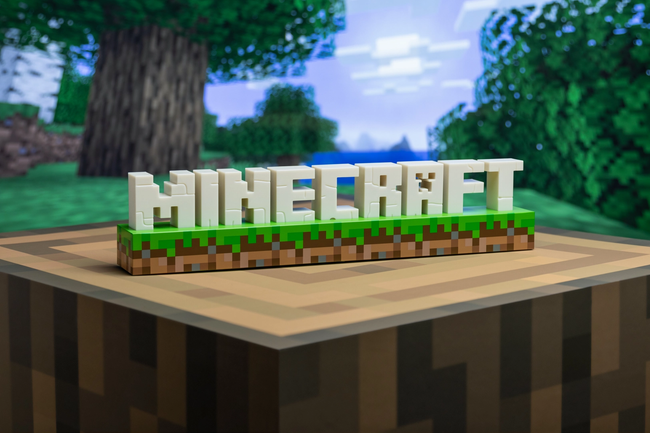 Minecraft Logo Light